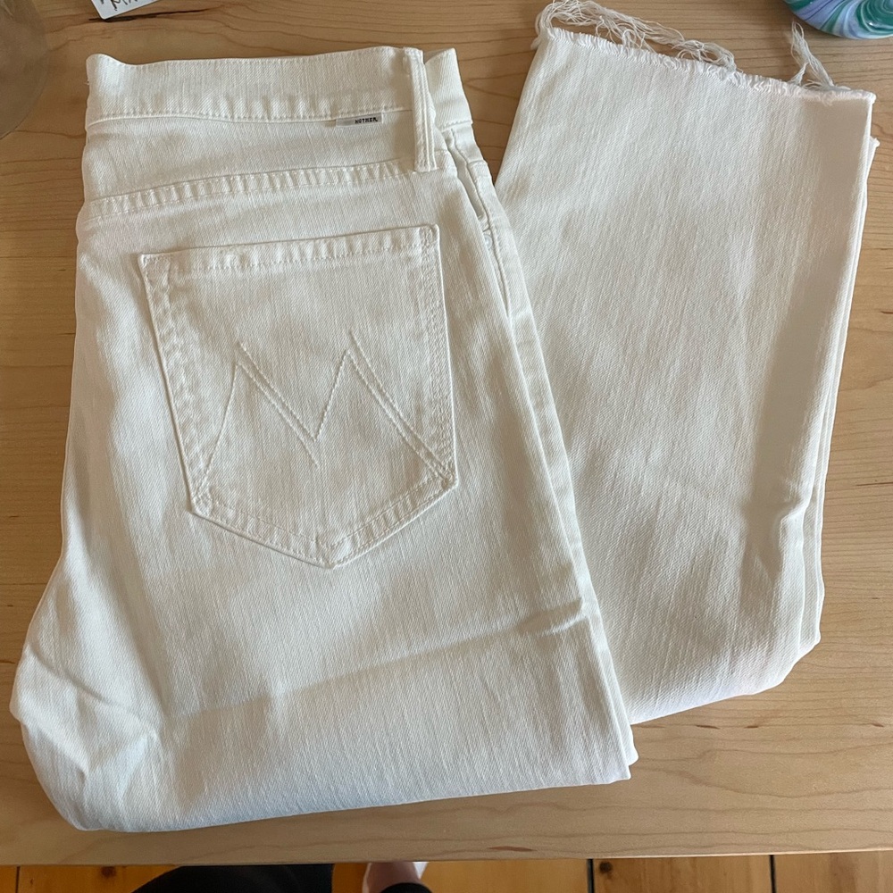 Mother Rascal Ankle Snippet Jeans - image 1